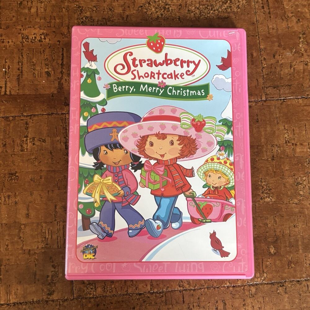 Strawberry Shortcake Berry Merry Christmas Rare DVD